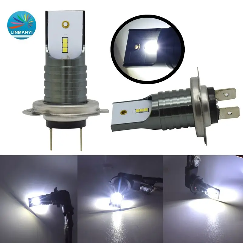 2pcs/set H7 55W LED 13000LM 6000K Car Headlight Canbus Error Free Bulb 9-32V White Auto Headlamp Conversion Kit