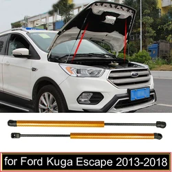 Vérins de capot de capot avant, vérins à gaz modifiés, ressorts de support de levage, amortisseur hydraulique, tiges de support, piston, Ford Kuga, Ford Escape, 2013-2018