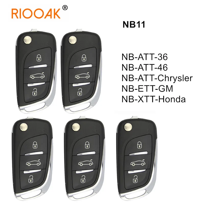 

5pcs KEYDIY NB11 3 Button Multi-functional Remote Control NB Series Universal for KD900 URG200 KD-X2 All Functions In One