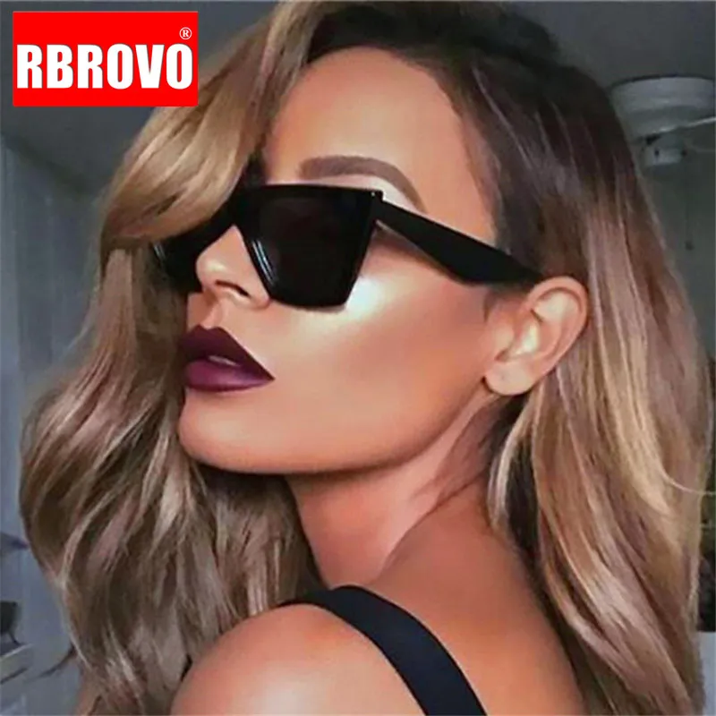 

RBROVO 2023 New Square Sunglasses Women Candy Color Luxury Glasses Classic Vintage Outdoor Shopping Gafas De Sol De Los Hombres