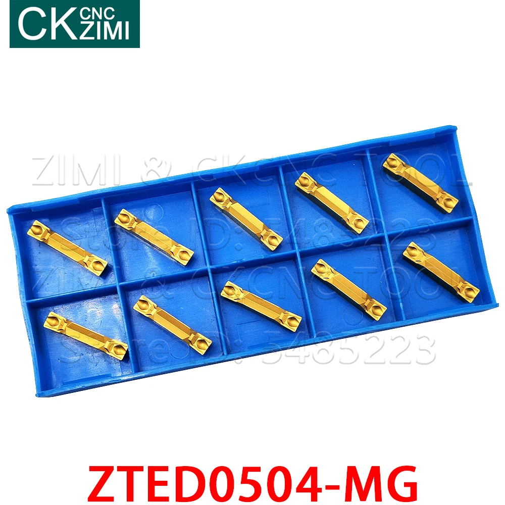 ZTED0504-MG ZTED-insertos de carburo de 0504 MG, herramientas de ranurado CNC de alta calidad, herramientas de torneado de corte para acero y acero inoxidable