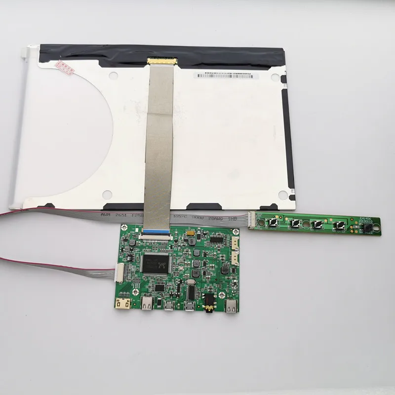 Мини HDMI + Type-C + аудио ЖК-плата драйвера + 10,1 дюймовая ЖК-панель VVX10T025J00 2560*1600 2K ЖК-DYI наборы для Raspberry Pi 3B 2