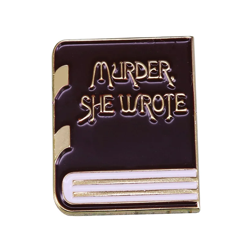 Murder She Wrote Brooch Now I may be wrong, but frankly i doubt it Badge Jewelry