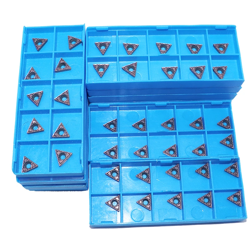 TCMT110204น VP15TF คาร์ไบด์100PCS TCMT 110204ใบมีดด้านในเครื่องมือ CNC เครื่องกลึงโลหะเครื่องกลึงโลหะเครื่องมือตั...