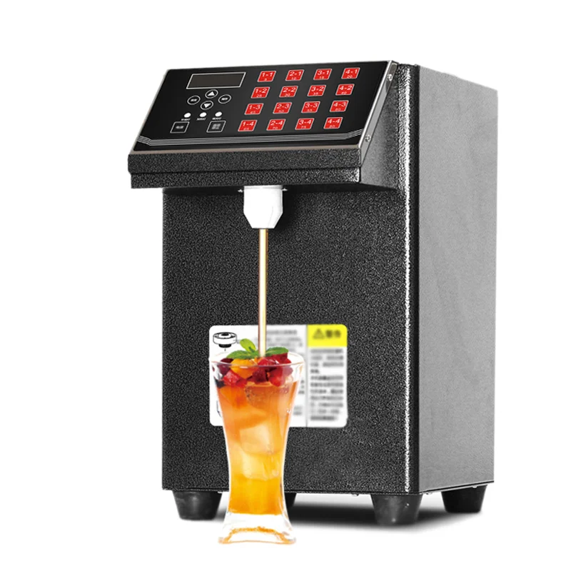 Distributeur automatique de sirop de thé à bulles, fruits, boissons, quantité de liquide, équipements à bulles à vendre