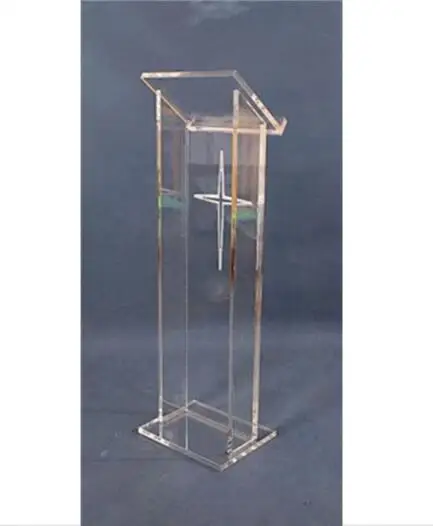 Clear Perspex Podium Acrylic Lectern Acrylic Lectern/ Clear Acrylic Lectern Sand Acrylic Pulpit plexiglass