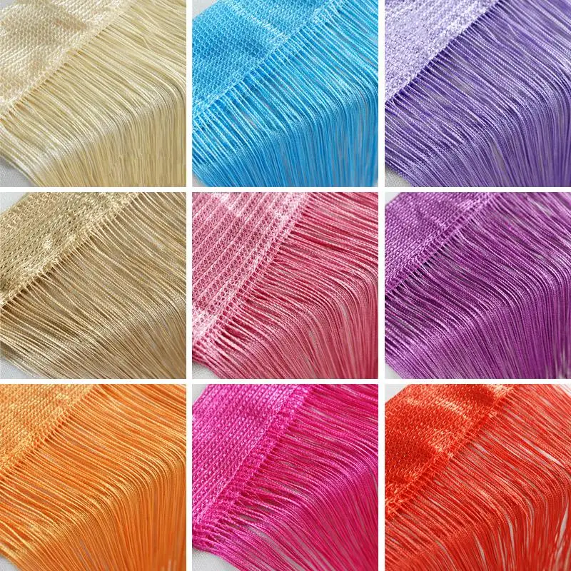 2021 New Multi-color Optional 100CM X 200CM Thread Line Curtains for Living Room Door Wall Window Panel Tassel Curtain