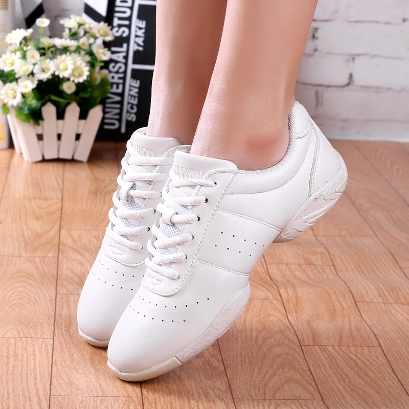 Dance Shoes Woman Men Ladies Modern Soft Outsole Jazz Sneakers Aerobics Breathable Lightweight Female Dancing Fitness Sport