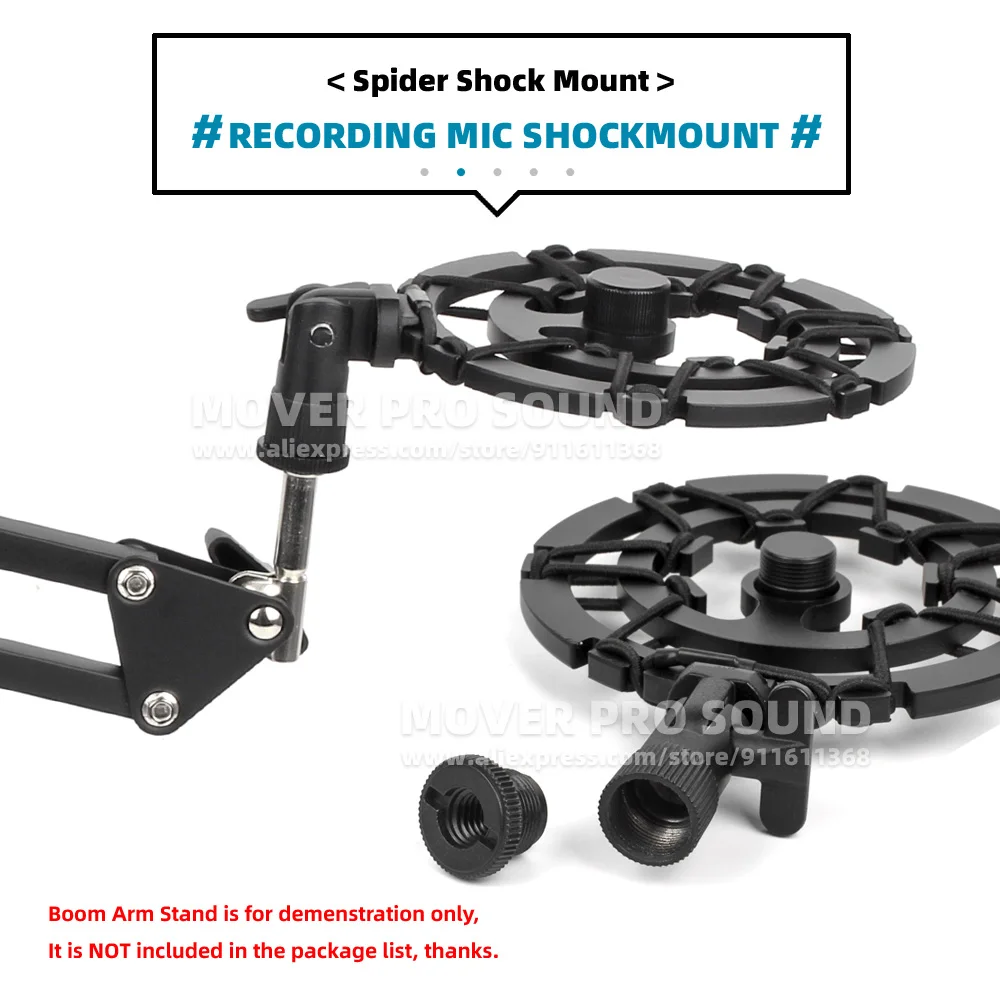 Untuk BLUE YETI & PRO Holder Suspensi Getaran Mount Anti Shock Mikrofon Stand Hold Mic Recording Anti Shock Mike Bracket