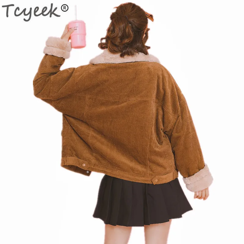 

2020 Winter Thick Jacket Women Velvet Cotton Coat Vintage Short Jackets Autumn Ladies Tops Clothes Casaco Feminino LWL757