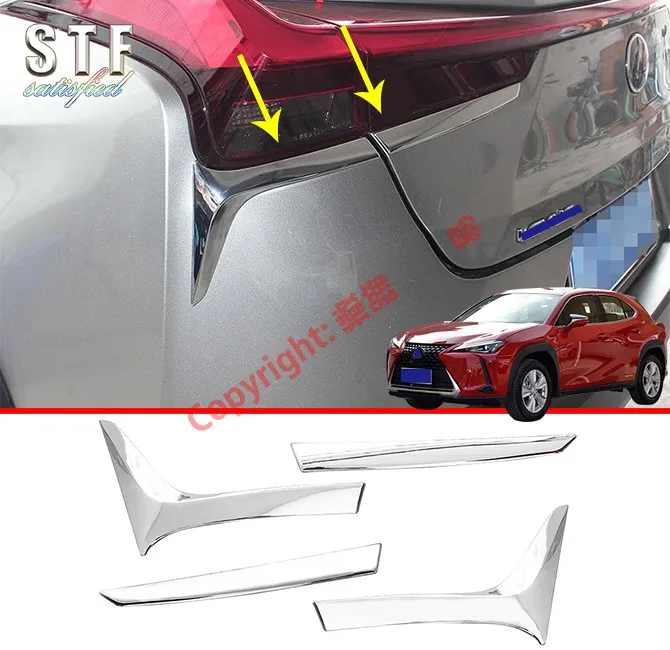 

ABS Chrome Tail light Trim For Lexus UX UX200 250H 260H 2019 2020 Car Accessories Stickers