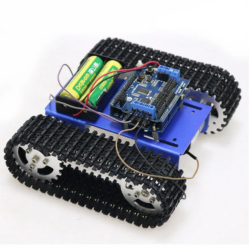 ESPduino Điều Khiển 2WD T100 Thông Minh RC Robot Xe Khung Xe Bộ 2 Động Cơ & 16 Chiều Servo Ổ hội Đồng Giáo Dục Tự Làm Cho Arduino