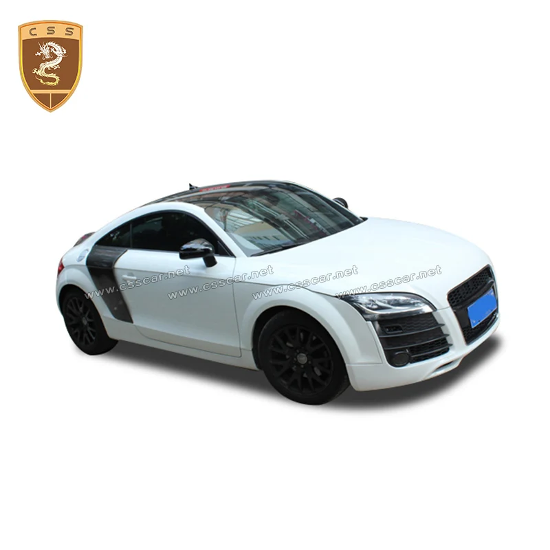 

CSSCAR Factory Auto Body Parts for Glossy Black Carbon Fiber Side Air Vents Cover Car Door Panel For Audi-TT Back Kits