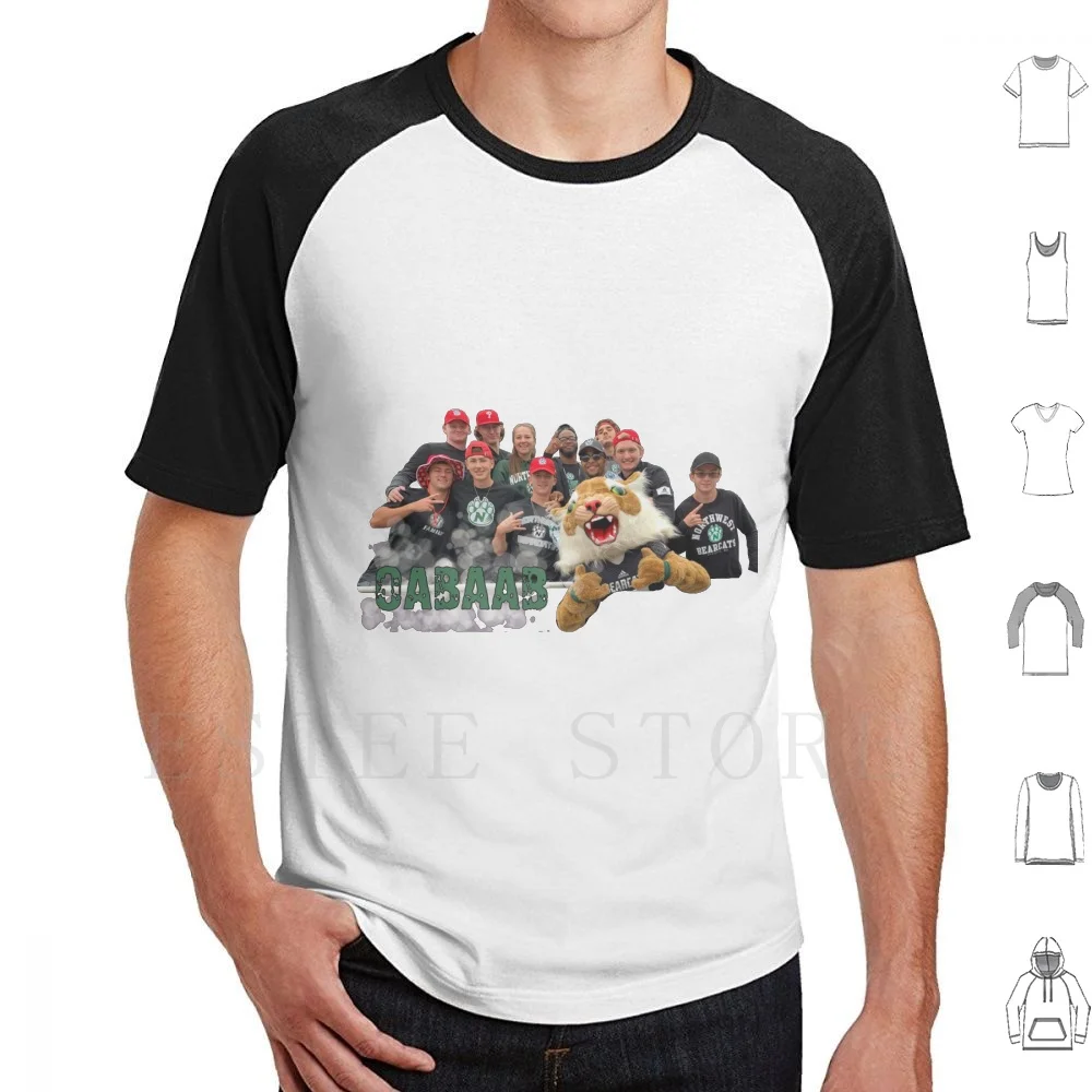 Oabaab T Shirt DIY Big Size 100% Cotton Northwest Northwest Missouri State Northwest Missouri State University Bearcats Oabaab