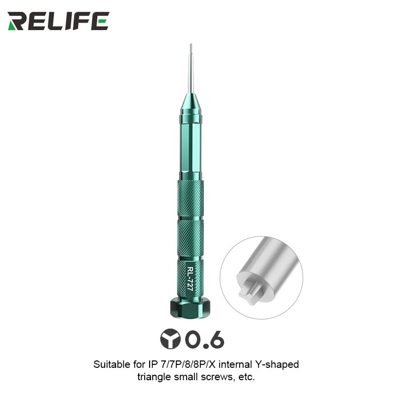 RELIFE RL-727 ثلاثية الأبعاد مفك الدقة المغناطيسي تفكيك المسمار إصلاح الأدوات اليدوية ل الهواتف المحمولة مفك مسامير الكمبيوتر بت