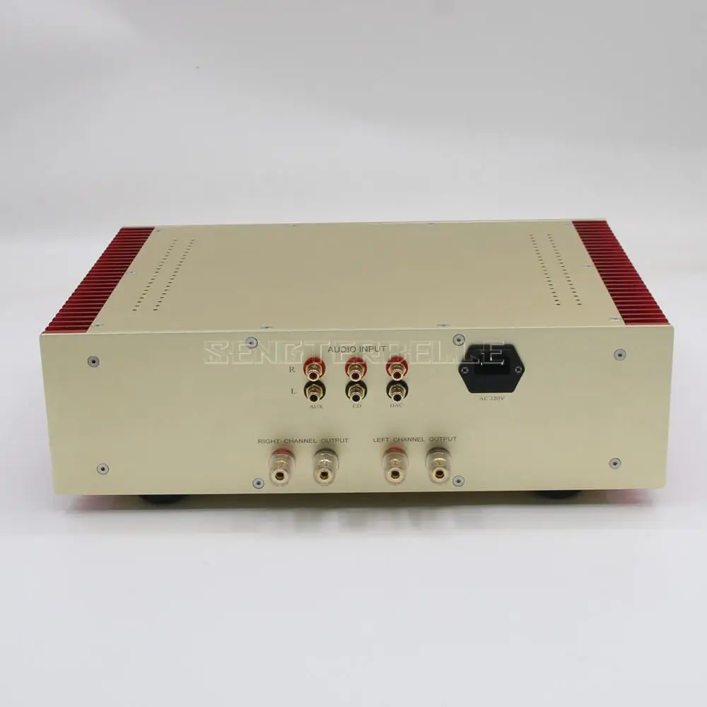 Finished D5 240W*2 1:1 Copy DarTZeel 108 Line Power Amplifier MBL PreAmplifier OPA604 High Power Combined HIFI Audio Amplifier