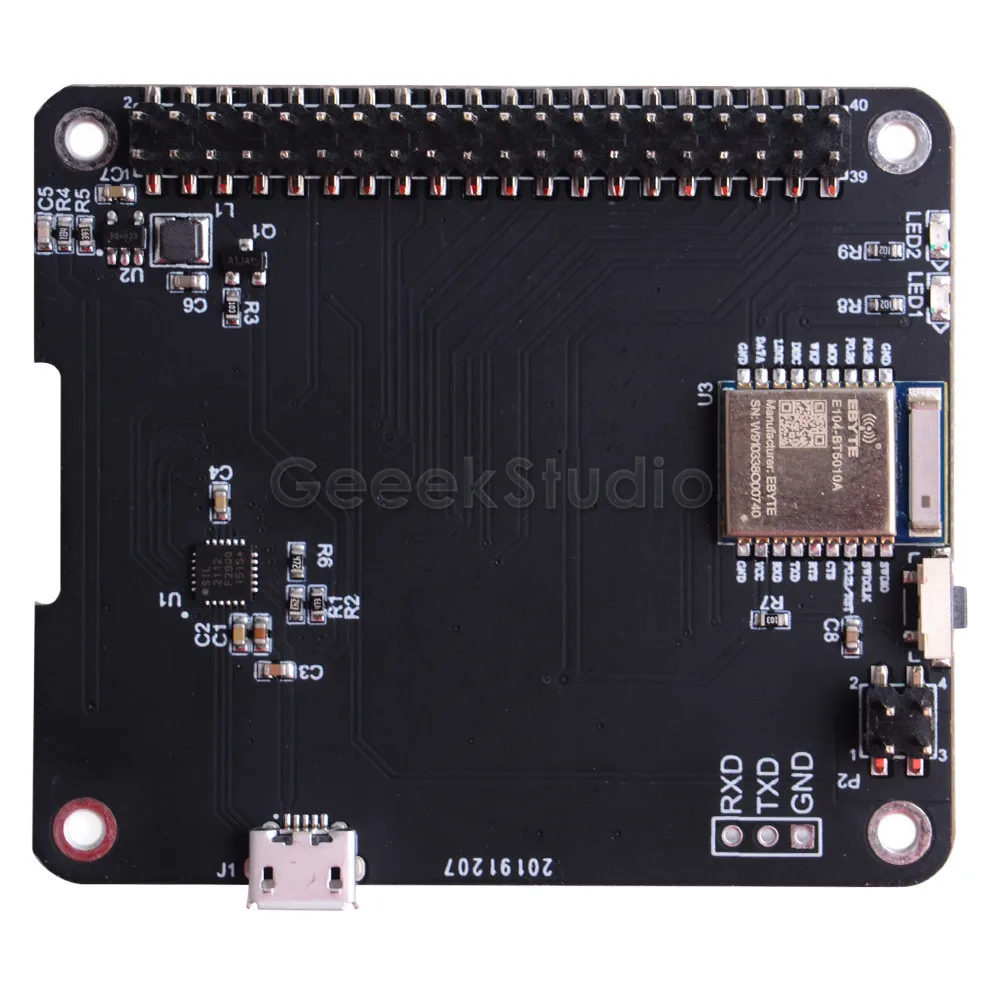 DockerPi-H Station Board Bluetooth BLE Development Board Docker Pi Series Module for Raspberry Pi 4 B / 3 B / 2 All Models