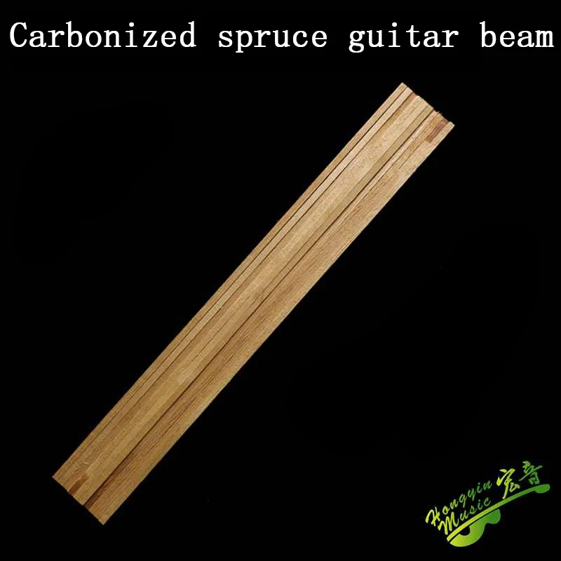 Carbonized German spruce guitar beam specification wood bar wood square all single guitar material Macro sound baked Chinese fir