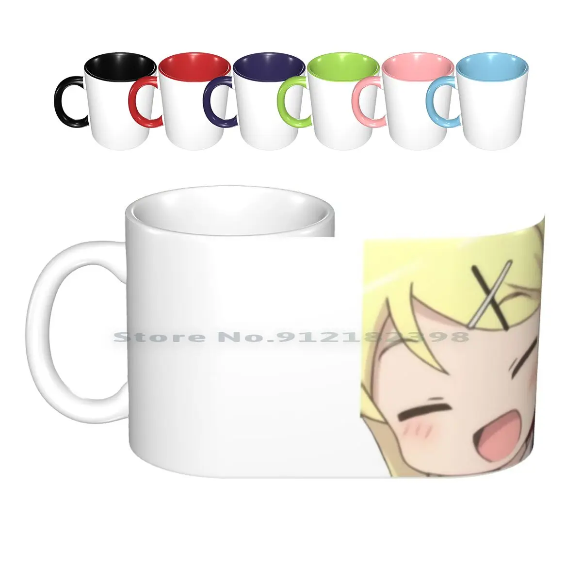 Ayaya Ceramic Mugs Coffee Cups Milk Tea Mug Twitch Gamer Anime Kawaii Cute Meme Kin Iro Mosaic Sodapoppin Stream Streamer Game