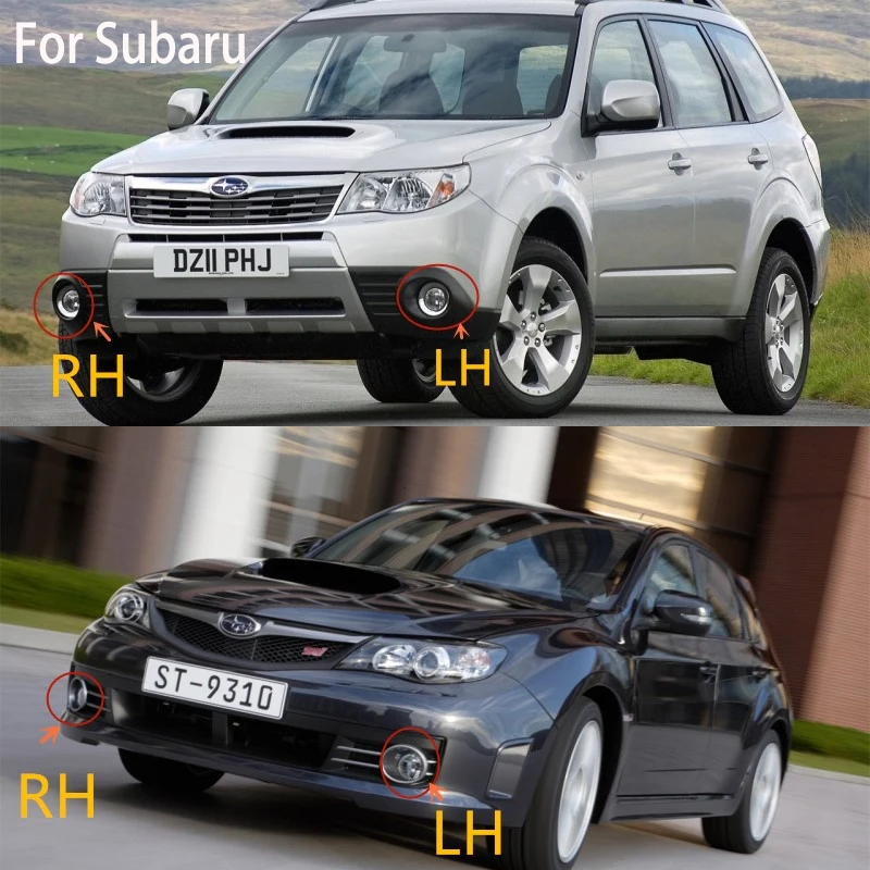 Fog Lights for Subaru Impreza WRX STI Forester 2008 2009 2010 2011-2013 Led Front Bumper Fog Light Headlight Driving Fog Lamp