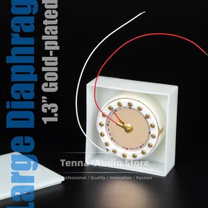 قلب خرطوشة ميكروفون غشاء كبير ، كبسولة رئيسية لميكروفون المكثف ، يصلح لبهرينجر ، B-1 ، T-1 ، T-47 ، B1 ، B 1 Pro ، T1 ، T47 ، T 1 ، 47 ، 34 ملم أفضل 6 كبسولة ميكروفون Behringer B1 مبيعا - رقم 1