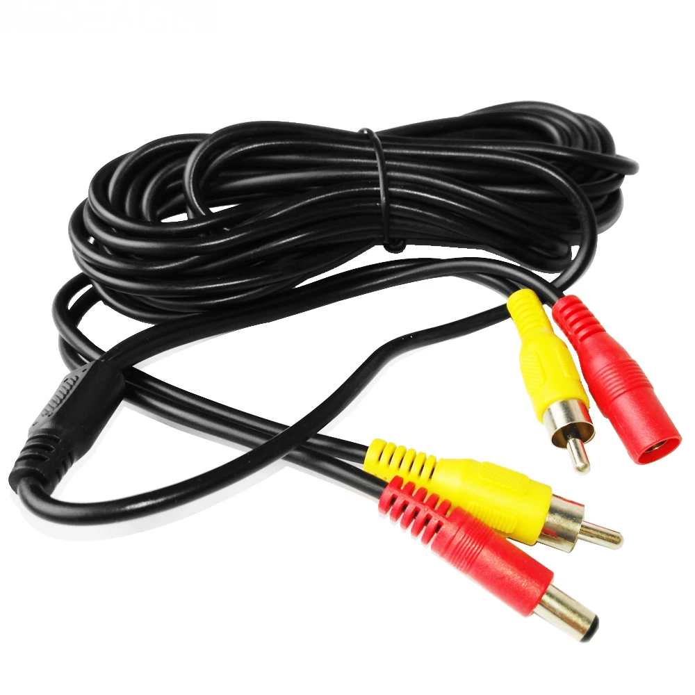 5M / 10M / 20M Security CCTV Cable RCA CCTV Camera Video Audio AV Power Cable For Home Surveillance Camera DVR System