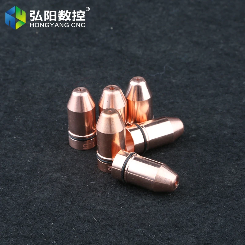 Boquilla de máquina láser de fibra H22, diámetro de 10,6mm, boquilla de cobre de corte de bala de una sola capa, doble capa, diámetro láser 0,8-4,0mm