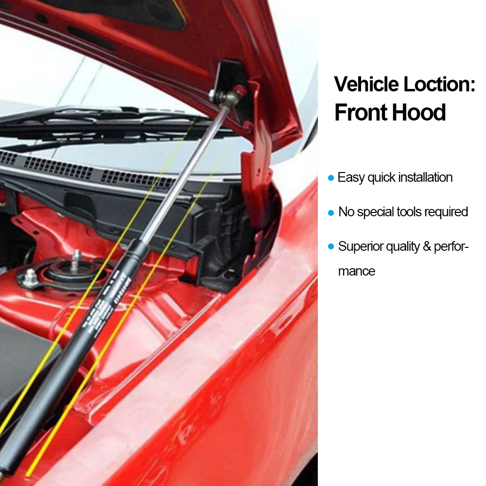 Front Bonnet Hood Modify Gas Struts For Ford Ecosport 2003-2012  Lift Support Shock Damper Absorber