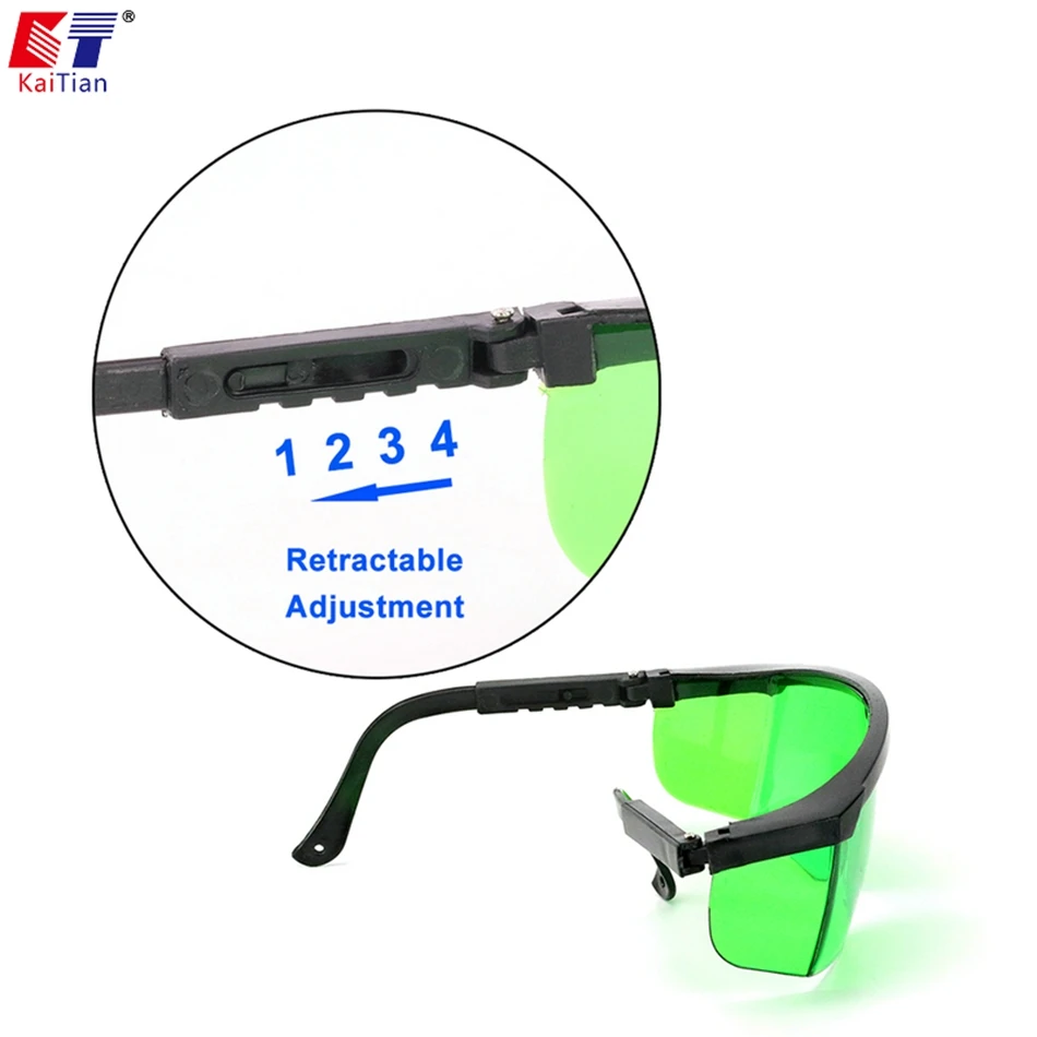 KaiTian Green Glasses For Professional Line Laser Level 360 Self-Leveling Adjustable Construction Infrared Line Level Laser Tool