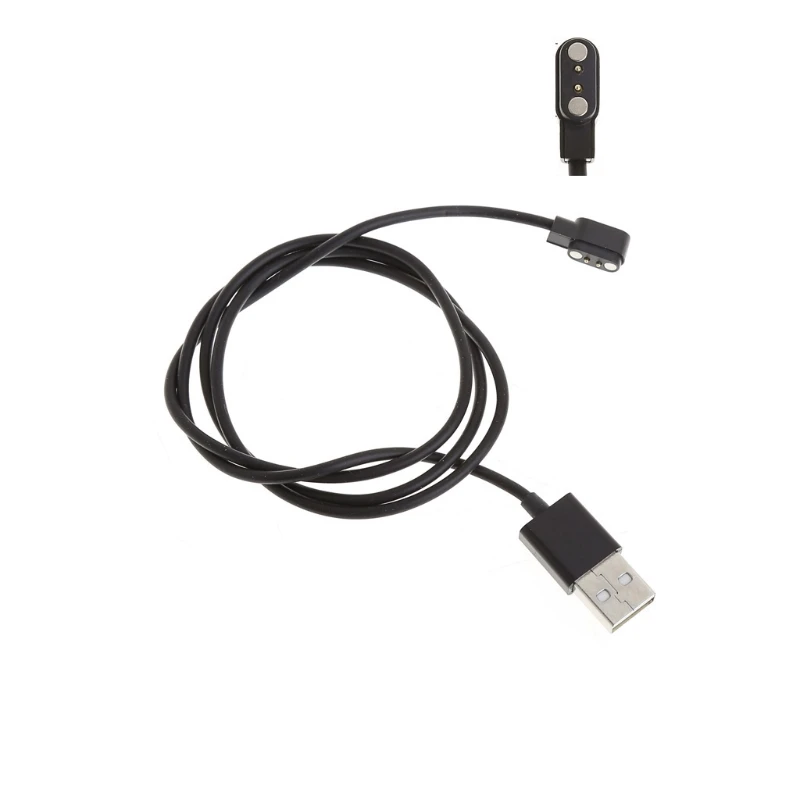 

H052 80cm Magnetic USB Charge Charging Cable Cord For Smart Watch with Magnetics Plug 2.84mm Smart Bracelet