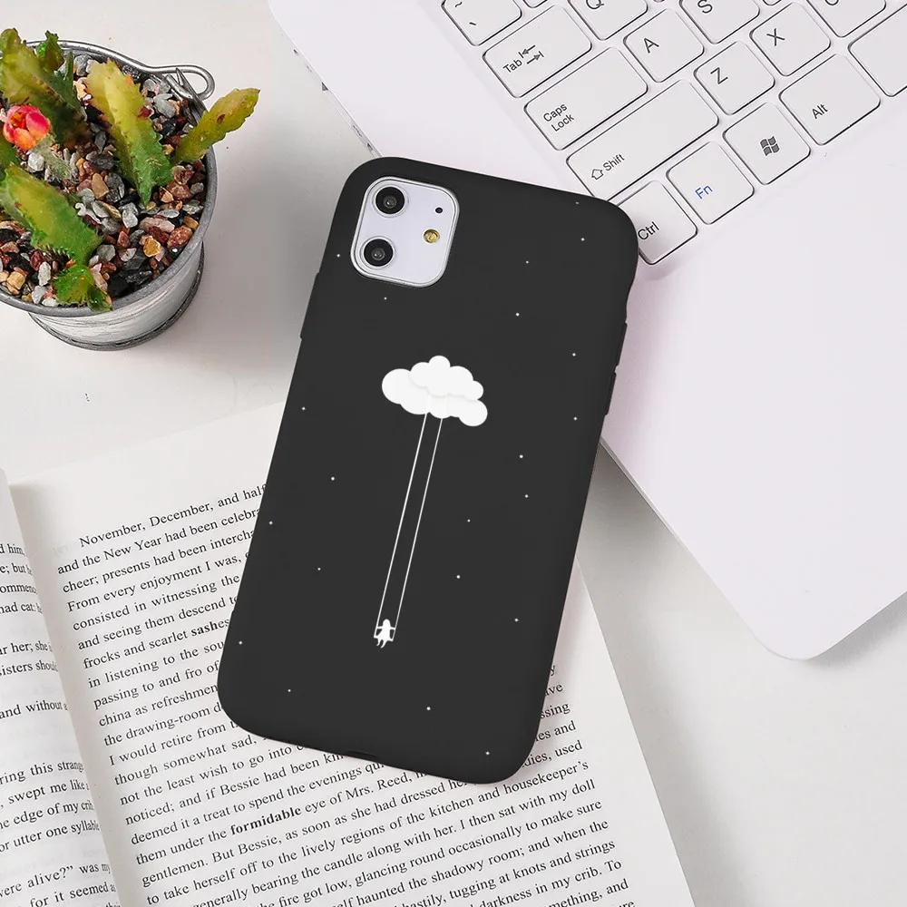 

Case for iphone 13 Pro 12 Mini 11 Silicone Cover Funda For Apple iPhone 6s 7 8 Plus Case Luxury SE 2020 X XS XR Coque