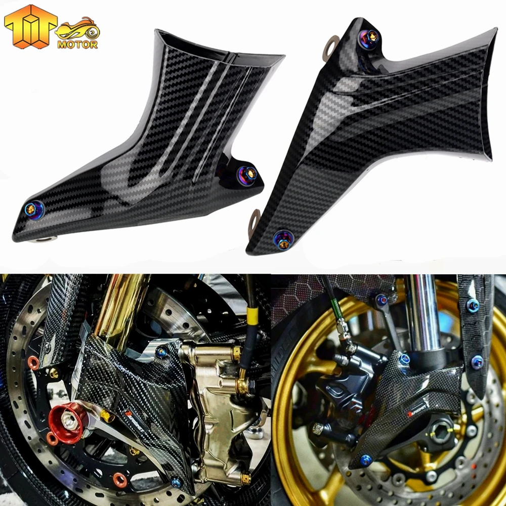 Universal Motorcycle Brake Caliper Air Cooling For YAMAHA YZF1000 R1 R1S YZF600 R6 R6S FZ1 FZ1S FZ6 FZ6S ABS Ducts Mounting Kit