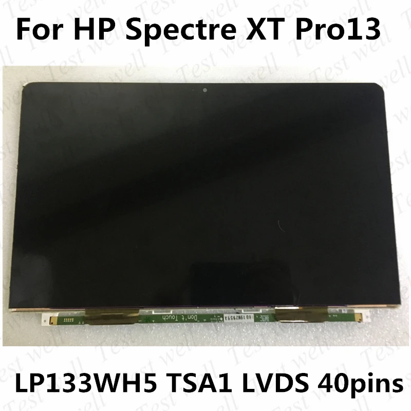 

13.3" laptop LP133WH5 TSA1 FOR HP Spectre XT Pro 13 LCD Screen LP133WH5-TSA1 display LP133WH5(TS)(A1) screen 1366*768 40pins