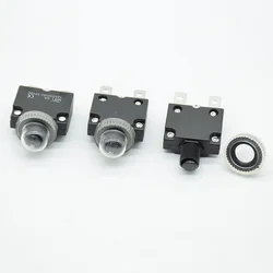 3A/4A/5A/6A/7A/10A/15A/20A/25A/30A thermal switch overload protector push button circuit breaker  waterproof cover