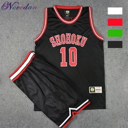 Anime SlamDunk Cosplay Uniform Slam Shohoku School Basketball Jersey 10 11 Hanamichi Sakuragi Sportswear T Shirt Shorts Costume