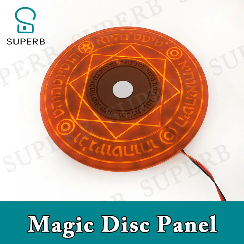 Superb room escape prop Magic disc panel put RFID card to light on the magic panel for escape game IC card prop escape RFID prop