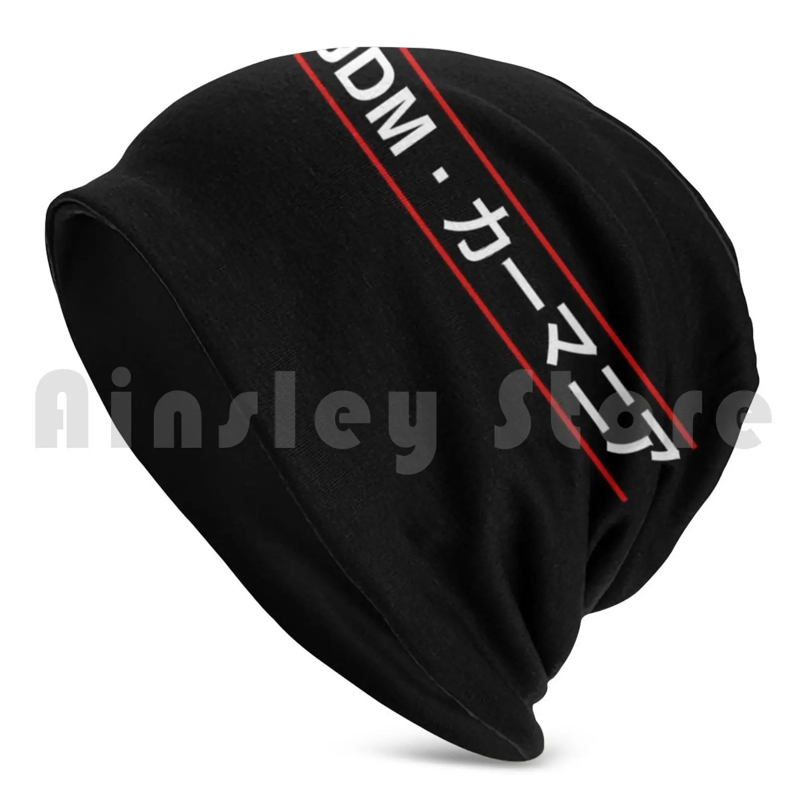 Jdm Enthusiast ( Double Stripe ) Beanies Pullover Cap Comfortable Japan Japanese Jdm Racing Drift Turbo Automotive