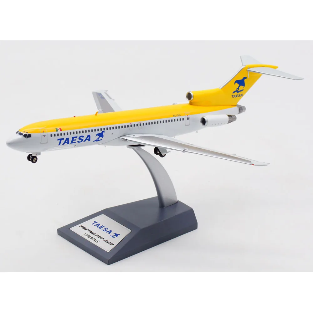 1:200 Alloy Collectible Plane Gift INFLIGHT IF722GD0921 TAESA Airlines Boeing B727-200 Diecast Aircraft JET Model XA-THU