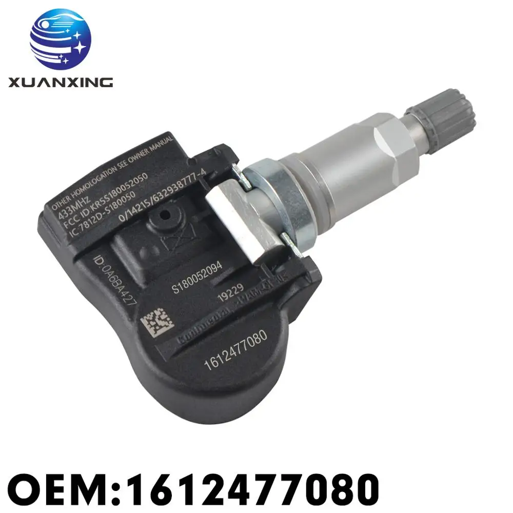 

Система контроля давления в шинах 1612477080, 433 МГц, TPMS для Citroen C Zero, Peugeot 4008, S180052094