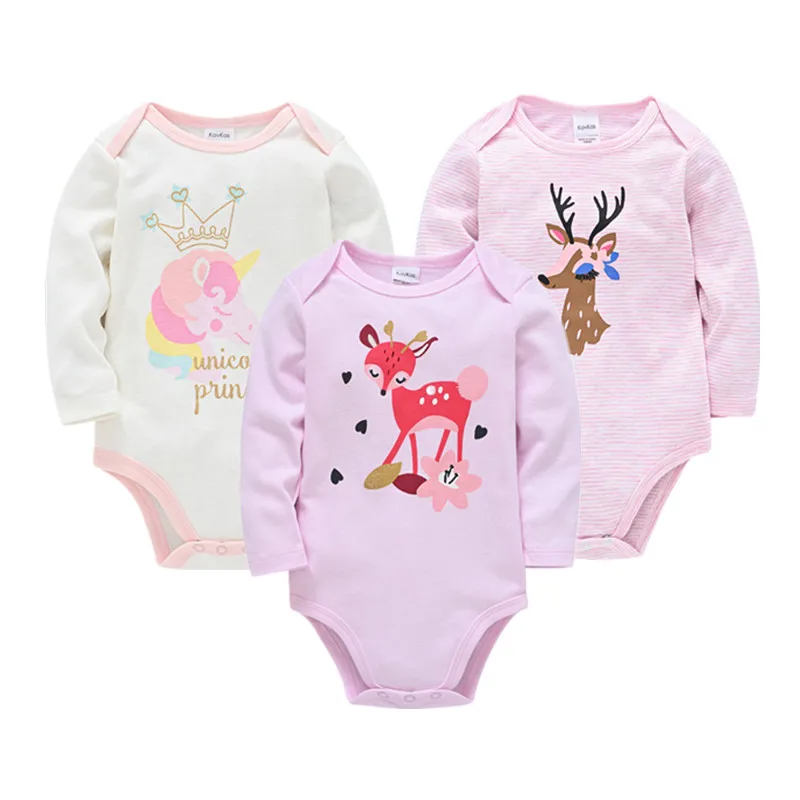 

Toddler Baby Girl Bodysuit Jumpsuits Roupas Newborn Baby Girl Boys Clothes Body Long Sleeve 100% Cotton Baby Underwear Pajamas