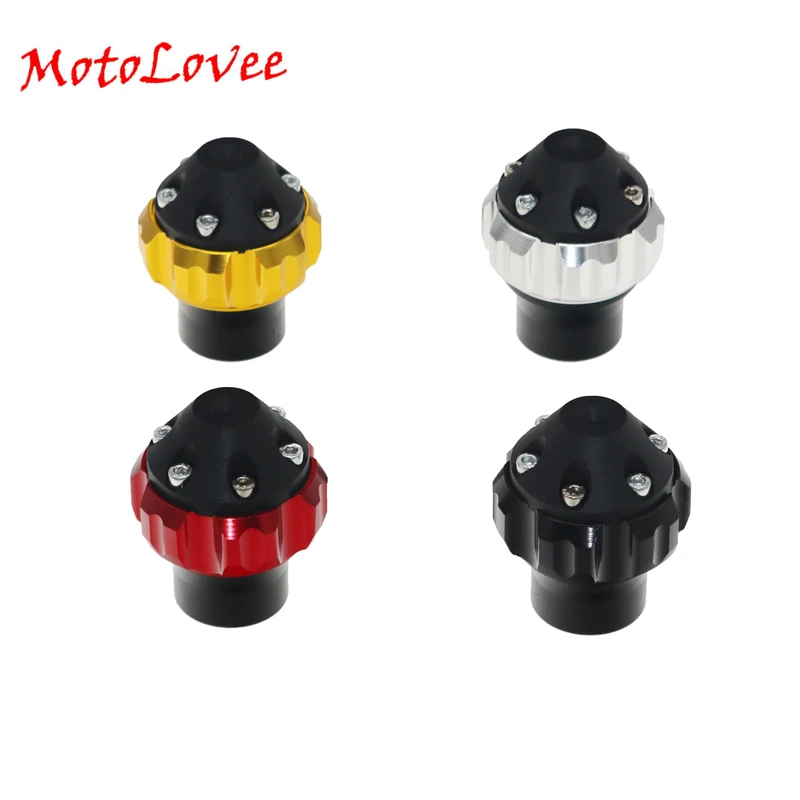 MotoLovee Motorcycle Universal Front Frame Sliders Crash Cup Pads Anti Drop Collision Cap For Yamaha Honda Kawasaki