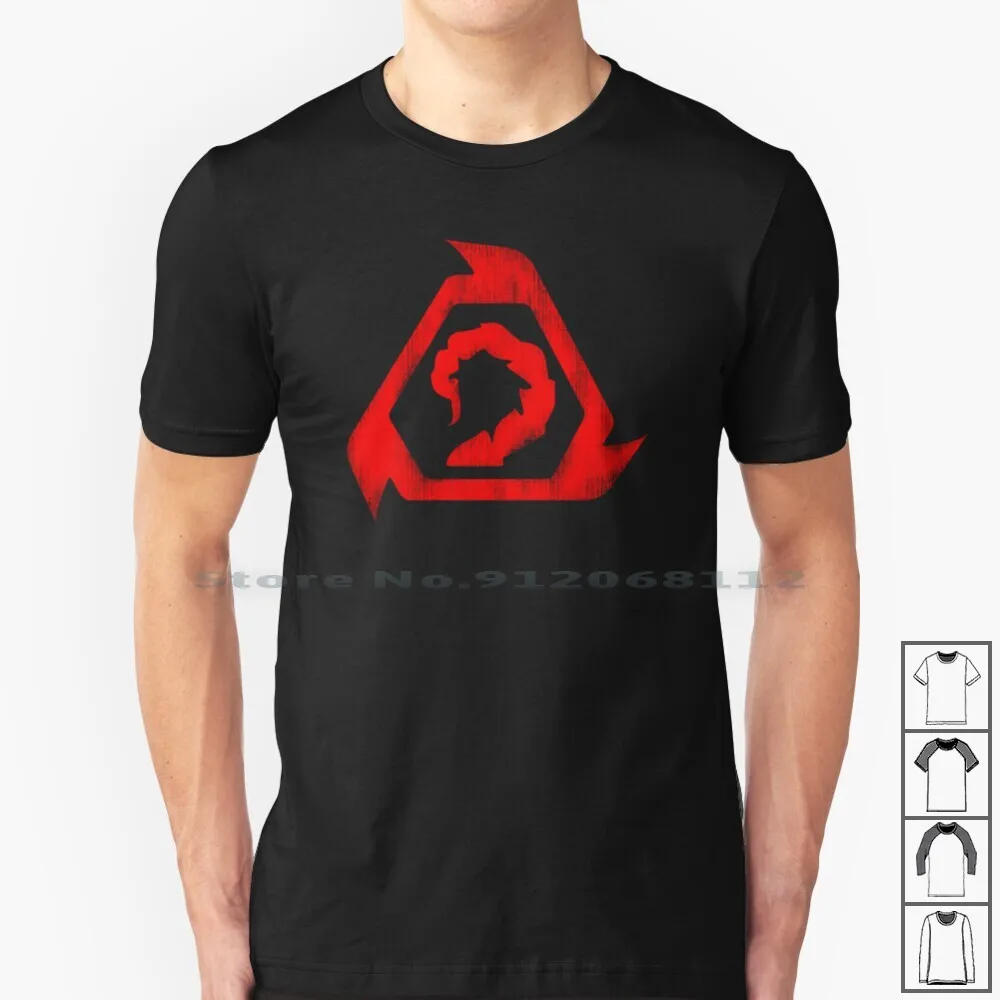 Nod-Grunge T Shirt 100% Cotton Brotherhood Of Nod Logo Red Cnc Command And Conquer 3 Tiberian Sun Tiberium Wars Westwood Rts