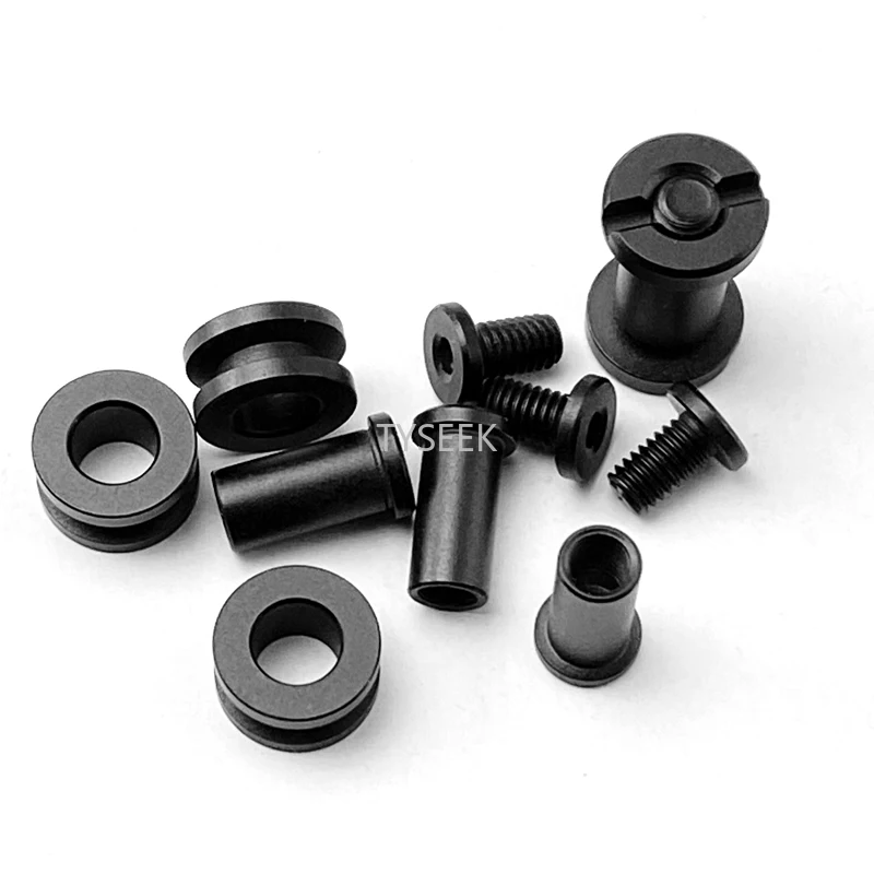 Full Sets XM-18,3.5'' Knife Handle Screws Spindle Screw XM18,3.5'' Titanium Alloy Support Shaft Fixing Screw