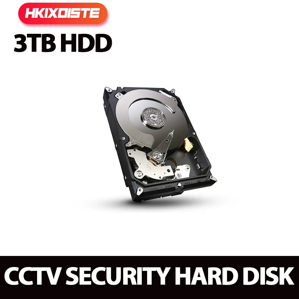 

HKIDISTE 3.5 inch SATAIII Hard Disk Drive 3TB HDD 64MB 7200rpm for CCTV System DVR NVR Camera Surveillance Kits