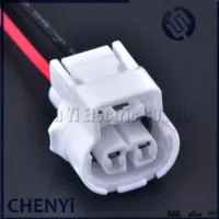 Conector de cable de arnés de cableado eléctrico impermeable automático de 2 pines 90980-11250 enchufe del distribuidor para toyota con cables de 15cm