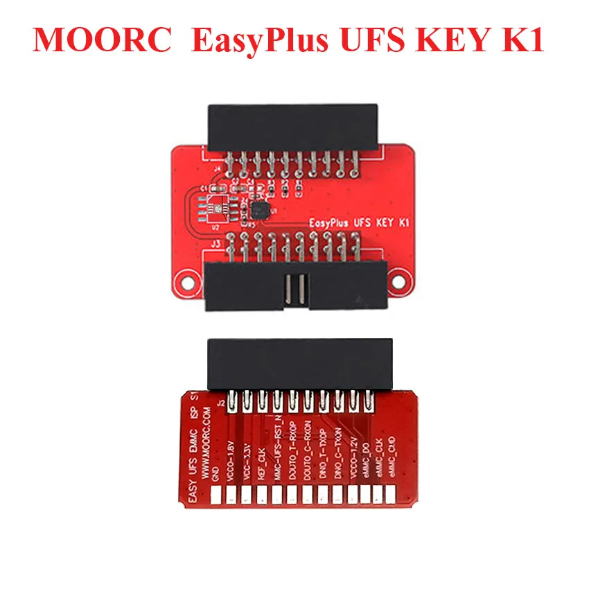 MOORC ICFRIEND Easyplus UFS key K1 EMMC ISP 2 in 1 adapter support Easy jtag box UFS BGA-254 / ICFriend modify tool adapter