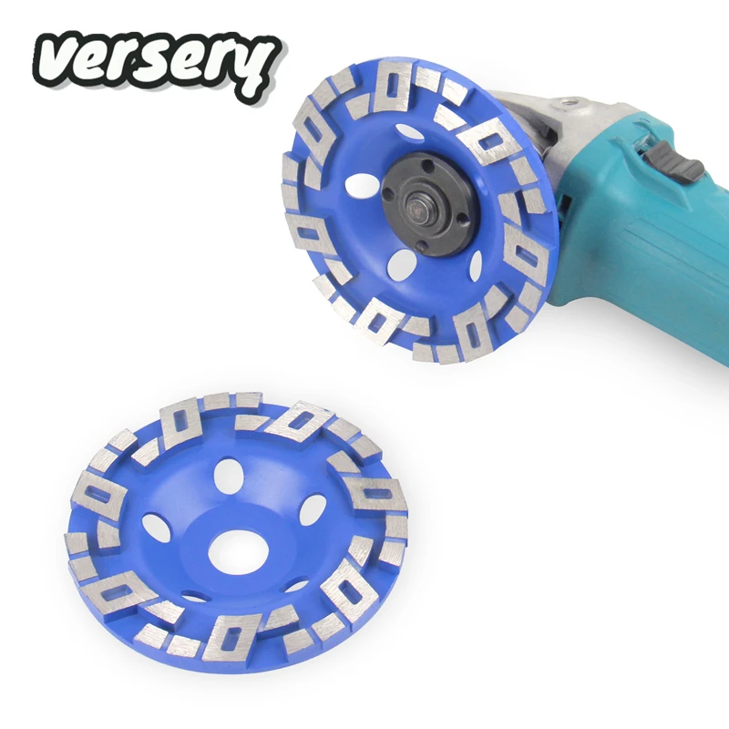 Versery 125mm 5 Inch Diamond Grinding Wheel polish Disc Carving Cup Bowl Shape Concrete Granite Stone Ceramic Power Tools