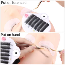 3 in 1 False Eyelashes Palette Stand Pad Pallet Bandage Lashes Holder Hand-worn Adjustable Lash Extension Supplies Makeup Tools