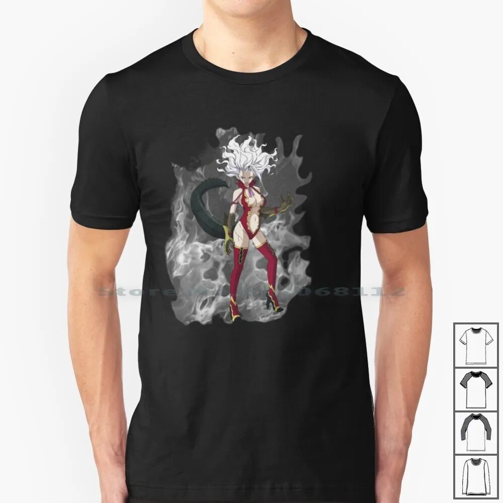 Demon Takeover 100% Cotton T Shirt Fairy Anime Tail Guild Mirajane Demon Takeover Family Lisana Elfman Tee Short Sleeve Long