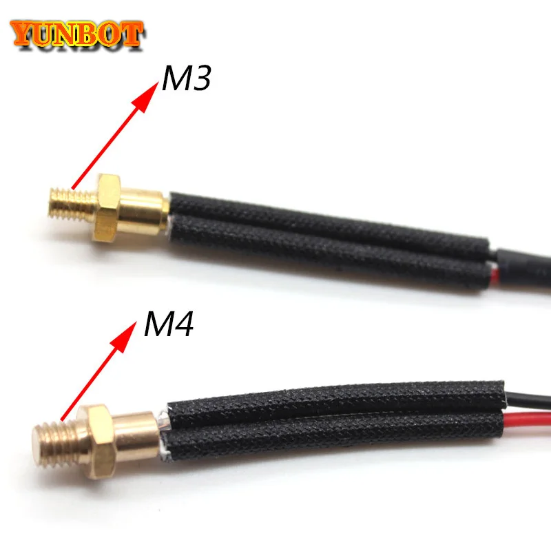 3D printer head thermistor M4/ M3 Screw thermocouple 100K NTC100 3950 3D printer accessories screw temperature sensor